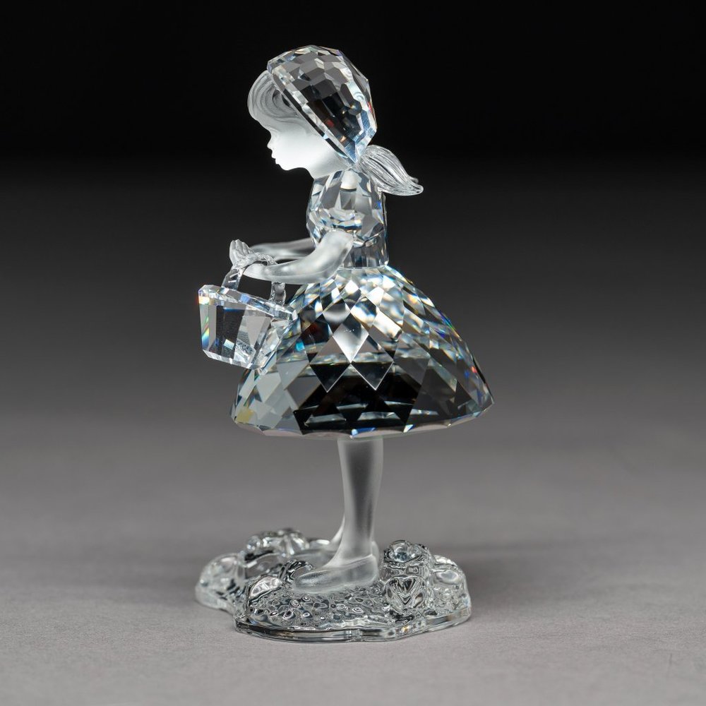 Vintage Swarovski Red Riding Hood with Basket // 7550 NR000001